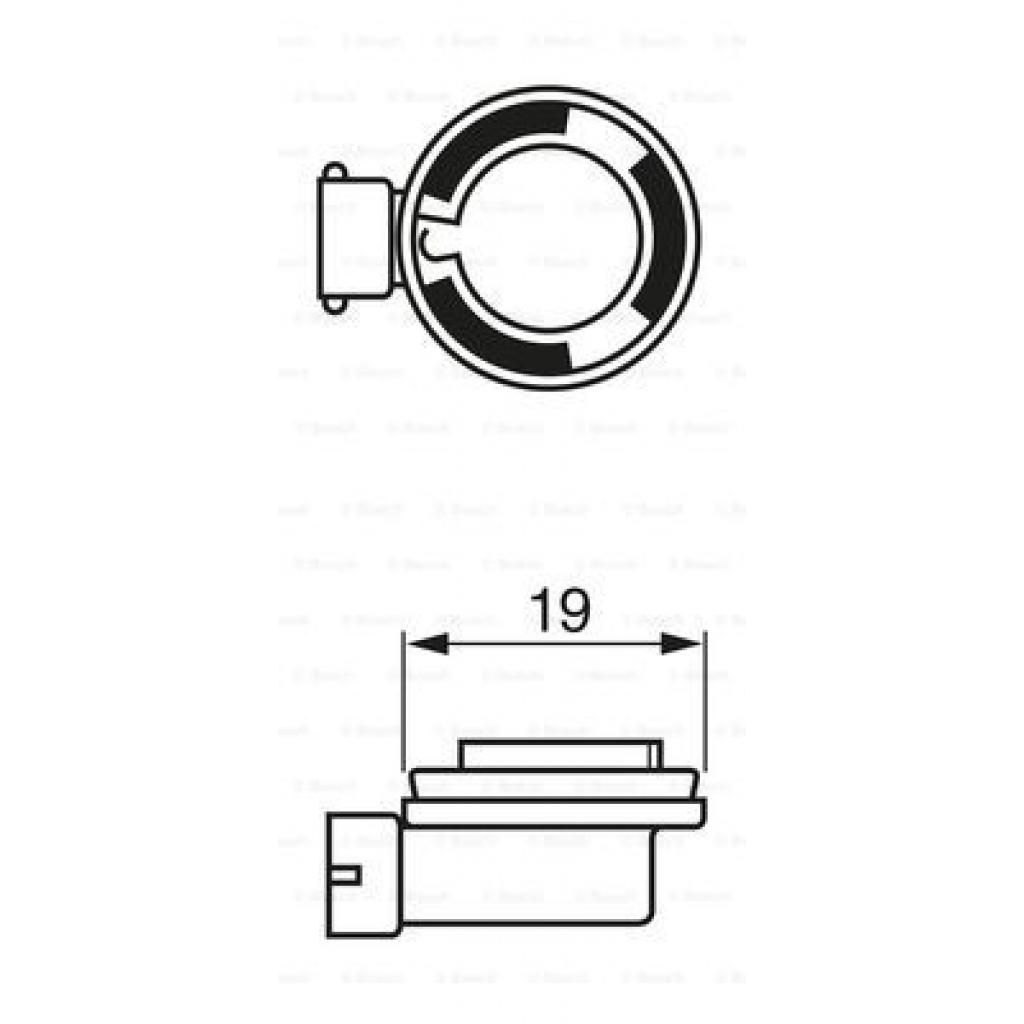 Автолампа Bosch галогенова 55W (1 987 302 084) - изображение 6