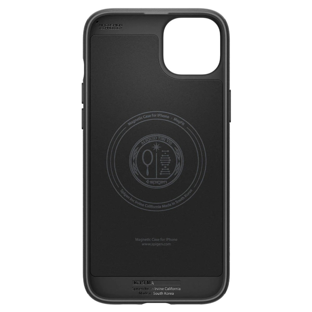 Чохол до мобільного телефона Spigen Apple iPhone 15 Mag Armor MagFit Matte Black (ACS06815) - зображення 6