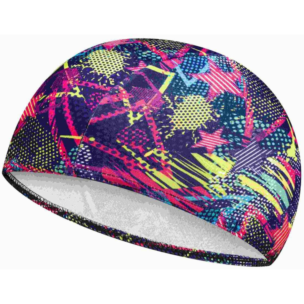 Шапка для плавання Aqua Speed Polyester Kid 9780 244-03 фіолетовий, мультіколор Діт M (5908217697806) - зображення 1