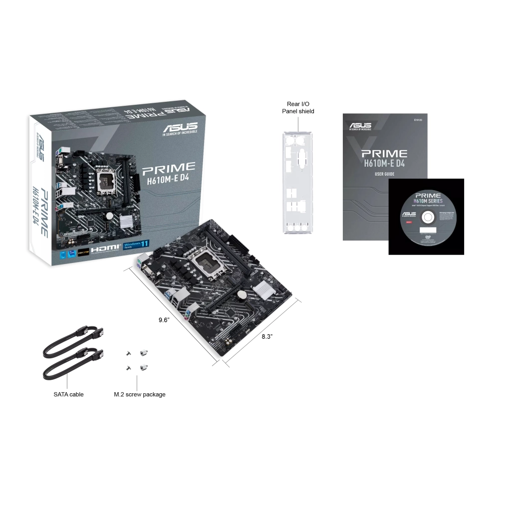 Материнська плата ASUS PRIME H610M-E D4 - зображення 8