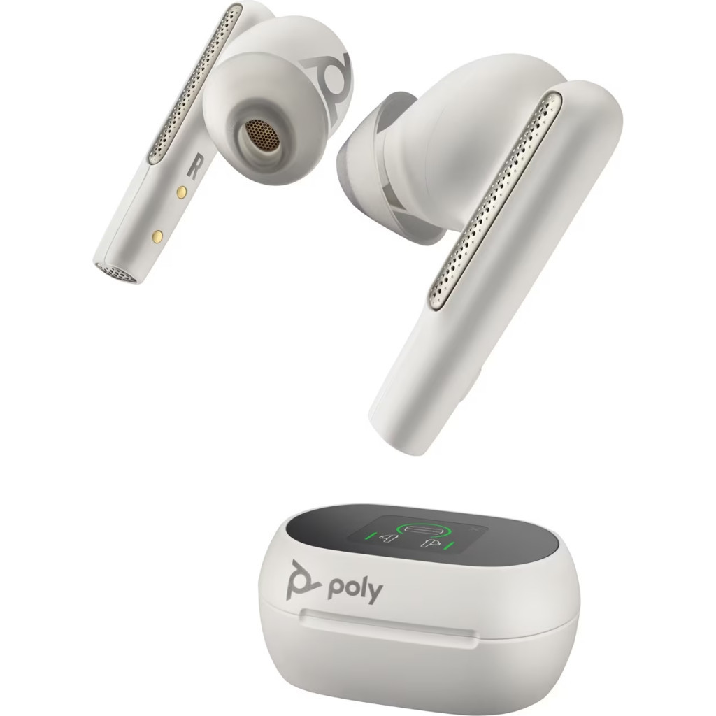 Навушники Poly Voyager Free 60+ Earbuds + BT700A + TSCHC White (7Y8G5AA) - зображення 2