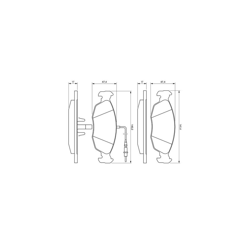 Гальмівні колодки Bosch 0 986 461 764 - зображення 4