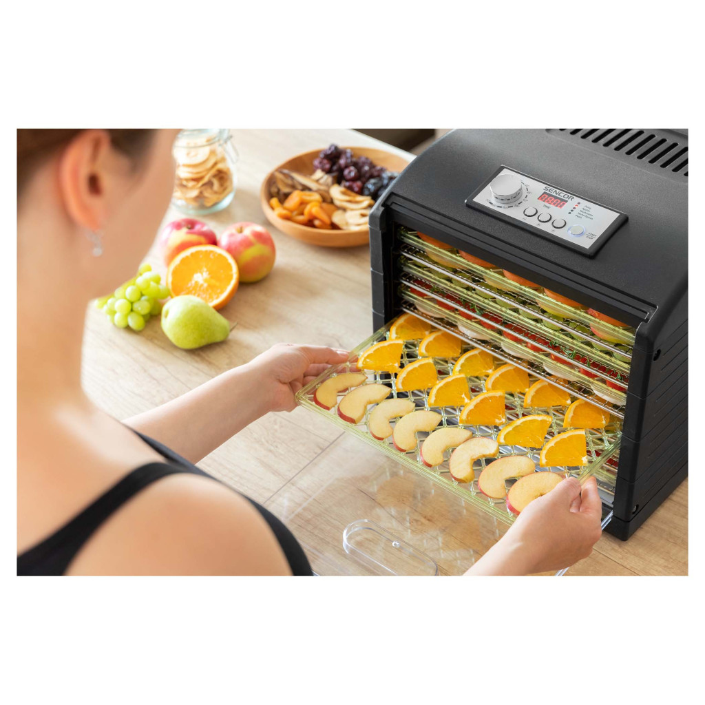 Сушка для овочів та фруктів Sencor SFD 6601BK - зображення 11