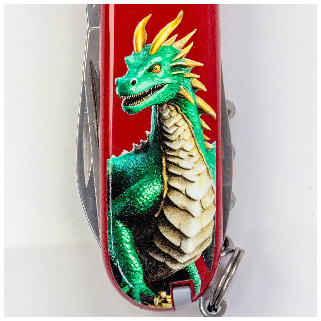 Ніж Victorinox Spartan Zodiac 91 мм Зелений дракон (1.3603_Z3340u) - зображення 2