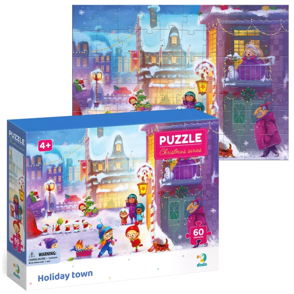 Пазл DoDo Святкове містечко, 60 елементів (300576) - зображення 3