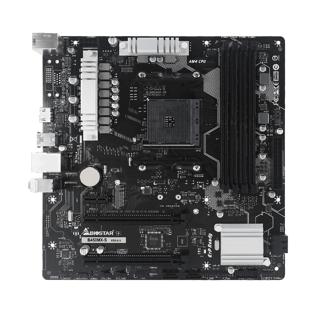 Материнська плата Biostar B450MX-S - зображення 1