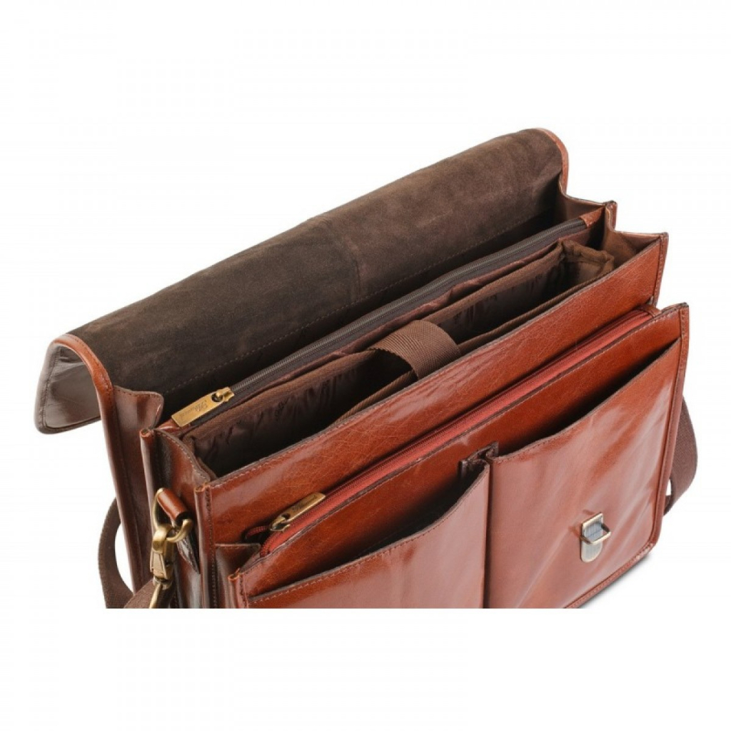 Сумка Ashwood Gareth Briefcase VT Chestnut (GARETH VT CHESTNUT) - зображення 4