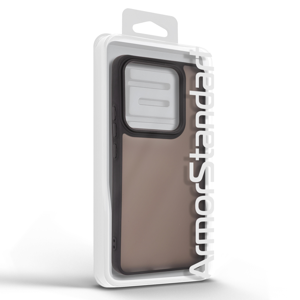 Чохол до мобільного телефона Armorstandart Frame Xiaomi Redmi Note 14 4G Black (ARM82443) - зображення 3