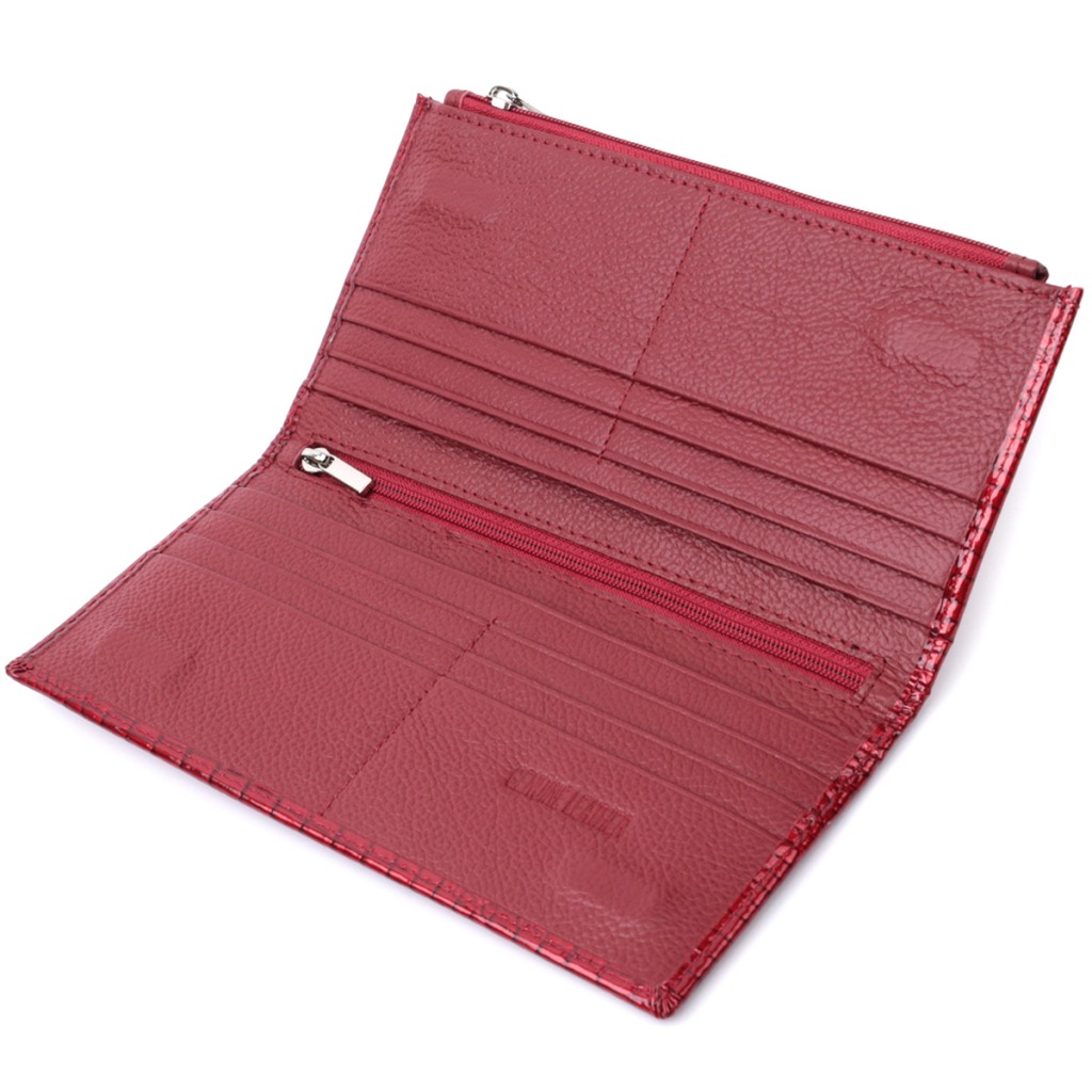 Гаманець ST Leather З натуральної шкіри Червоний (22715) - зображення 7