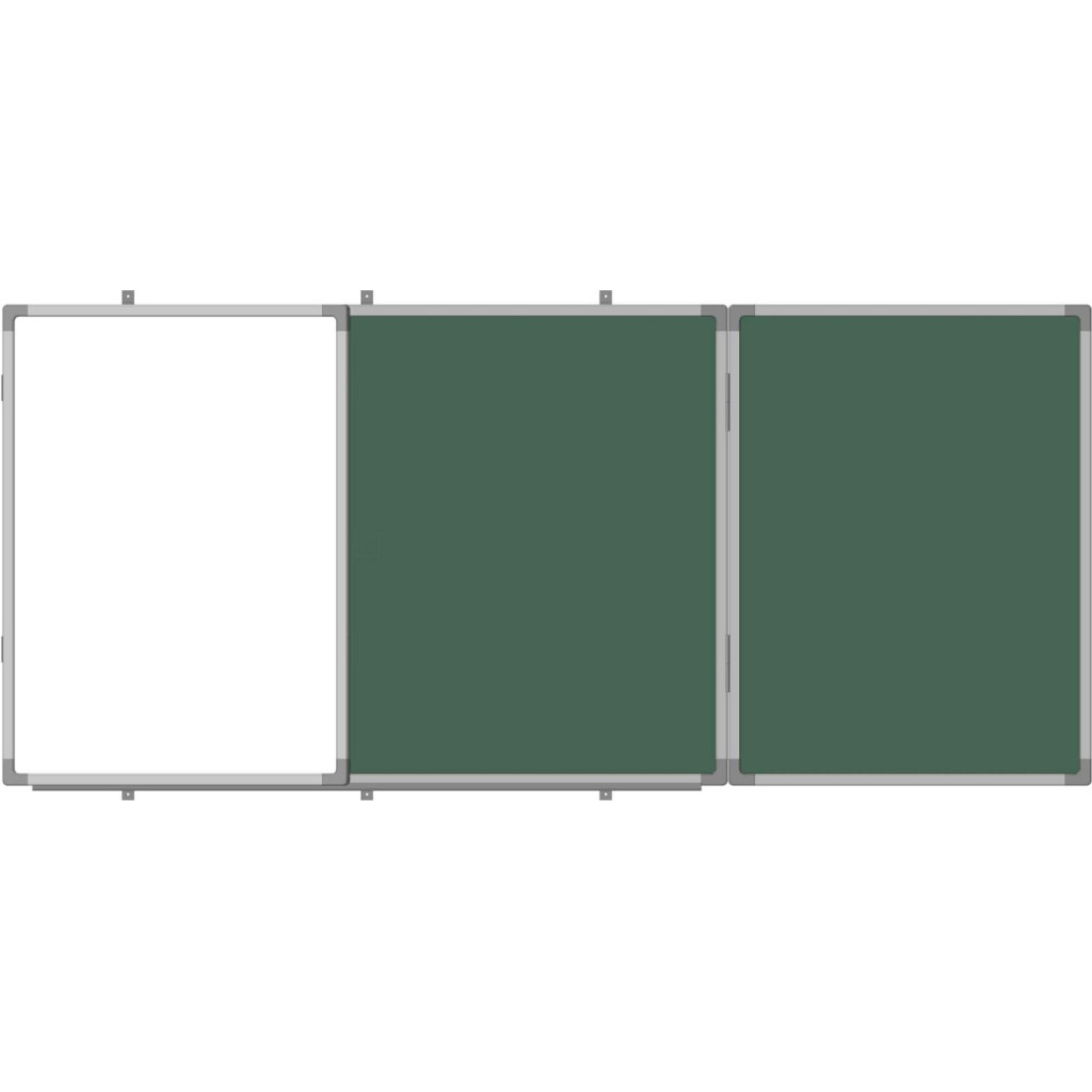 Шкільна дошка Sector магнітна крейдово-маркерна дошка 400х100 ( (КМ4010) - зображення 2