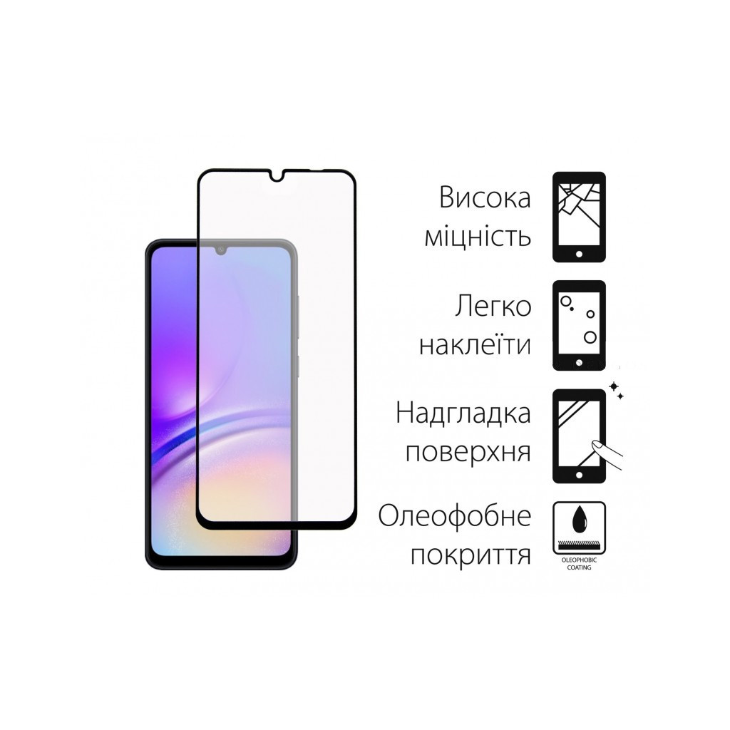 Скло захисне Dengos Samsung Galaxy A05 2шт. (DG-TG2P-09) - зображення 2