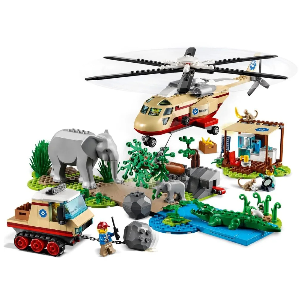 Конструктор LEGO City Операція з порятунку звірів 525 деталей (60302) - зображення 7