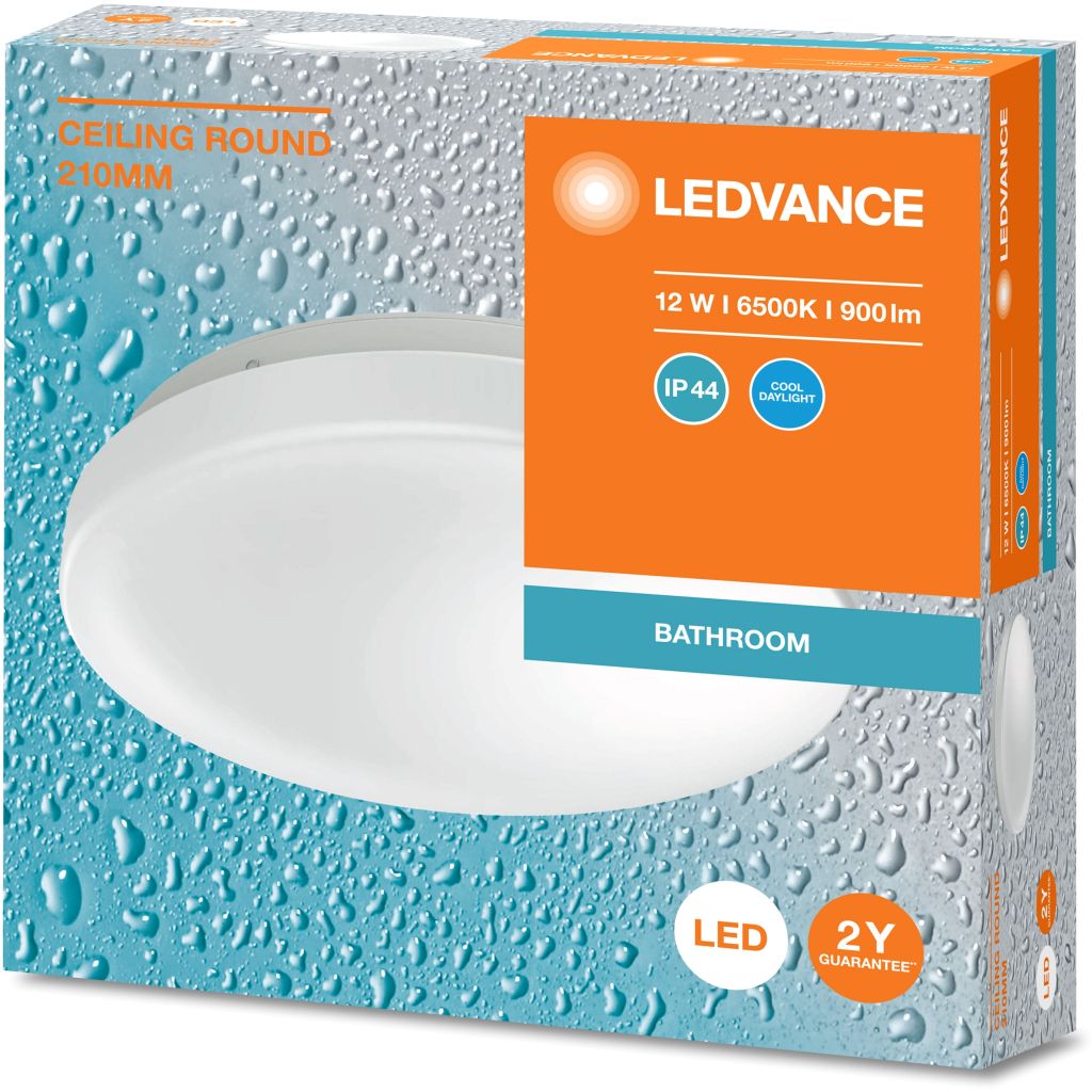 Світильник LEDVANCE CEILING ROUND 210 12W 865 IP44 (4099854105814) - изображение 4
