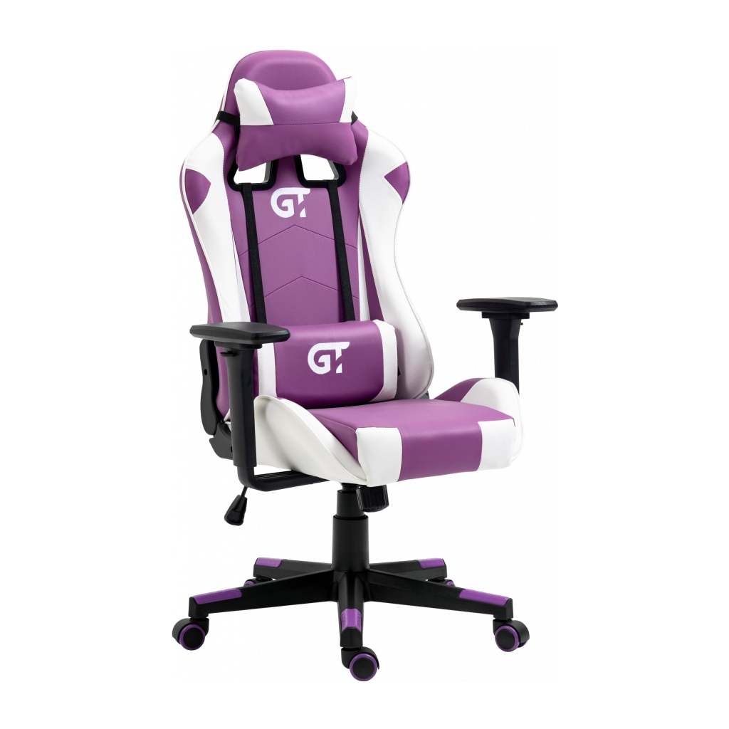Крісло ігрове GT Racer X-5934-B White/Violet (X-5934-B Kids White/Violet) - зображення 1