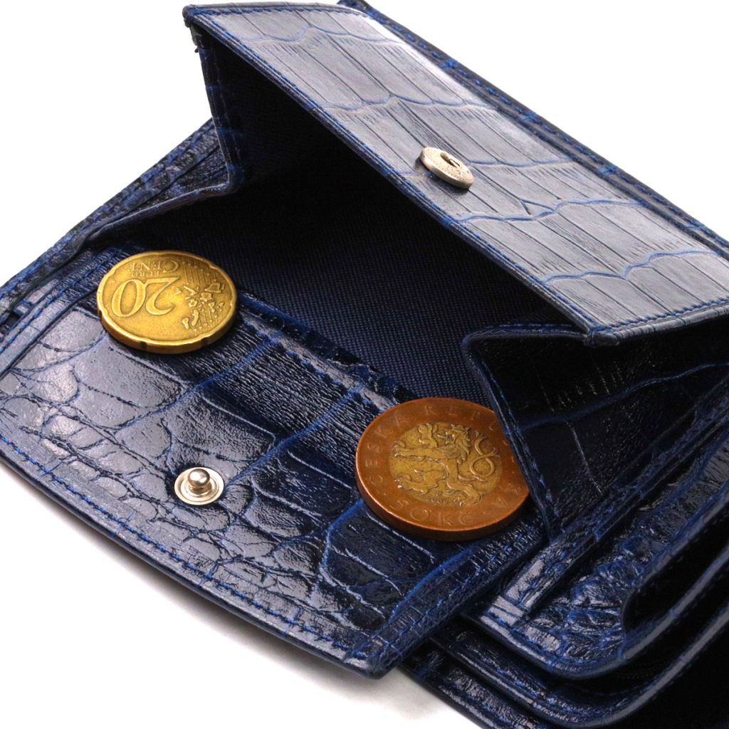 Гаманець Canpellini З натуральної шкіри Синій (21861) - зображення 7