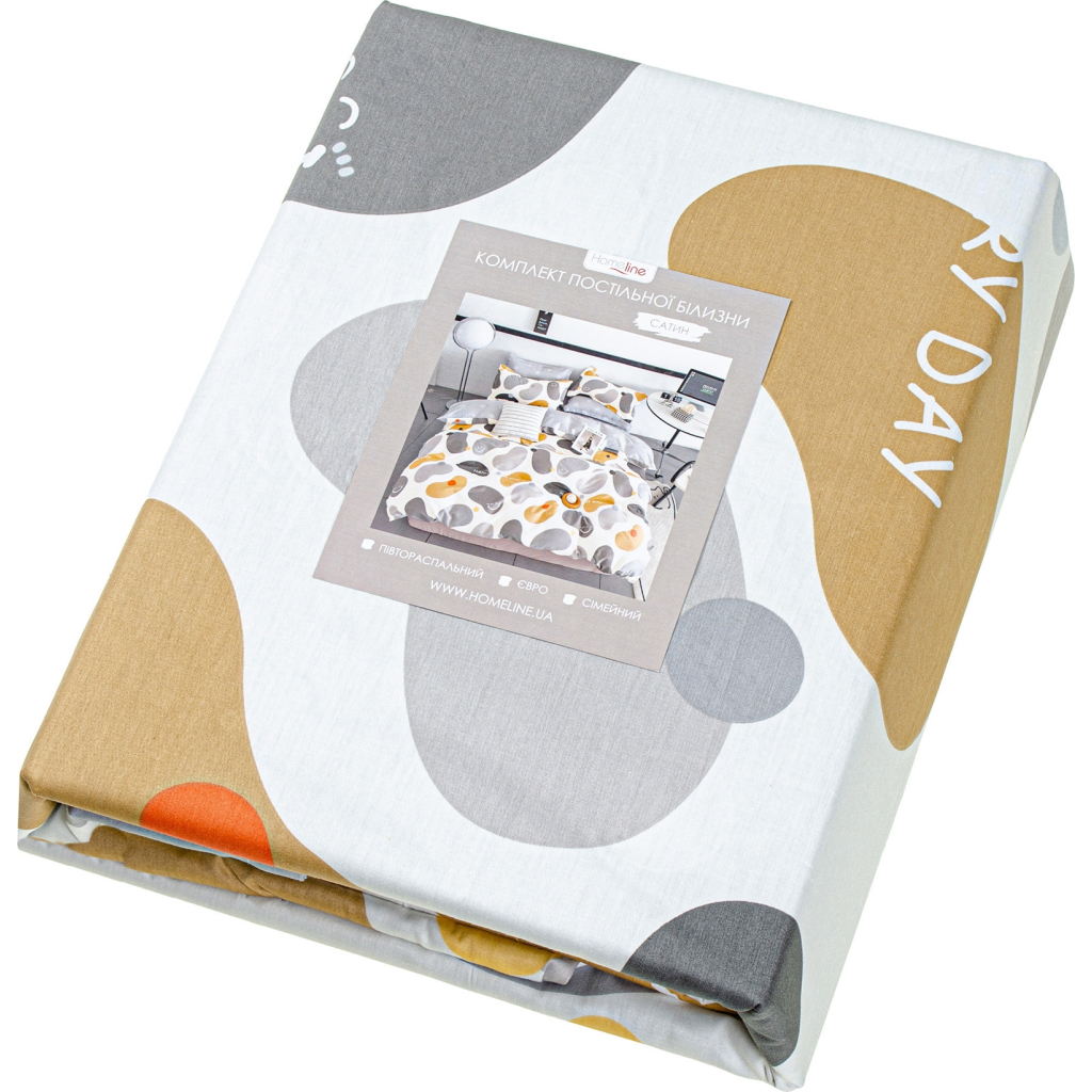Постільна білизна Home Line Недільний ранок Сатин Твіл євро (183034) - зображення 1