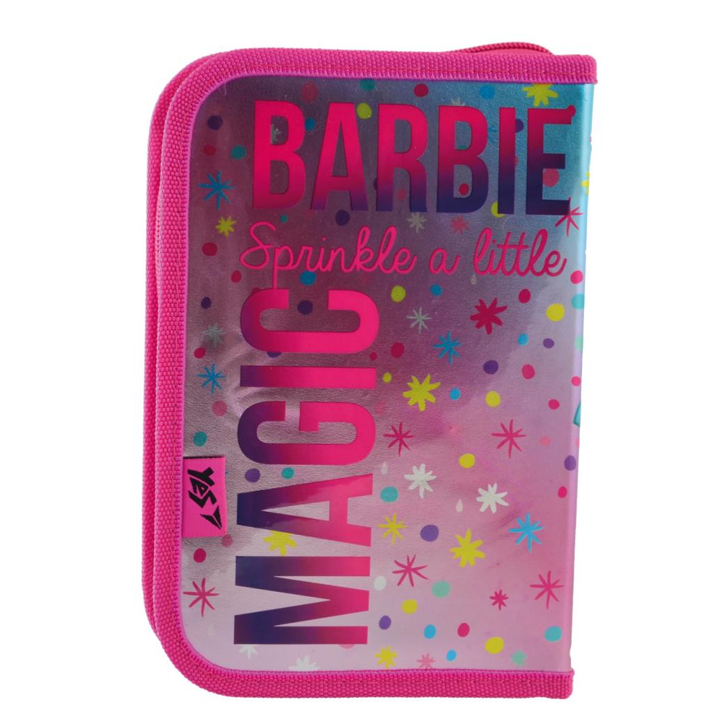 Пенал Yes Barbie твердий одинарний з двома клапанами (532174) - зображення 3