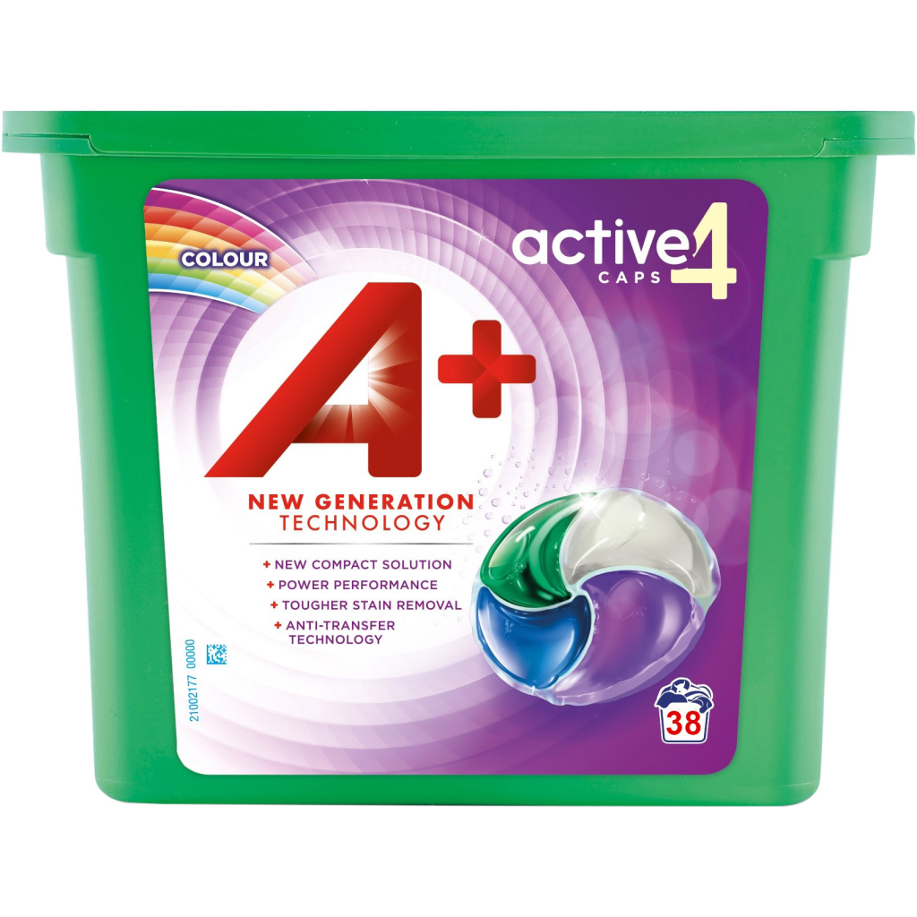 Капсули для прання A+ Color 4 в 1 38 шт. (8435495818298) - зображення 1