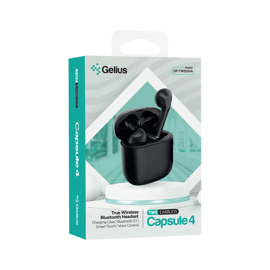 Навушники Gelius Pro Capsule 4 GP-TWS-004i Black (00000089891) - зображення 5