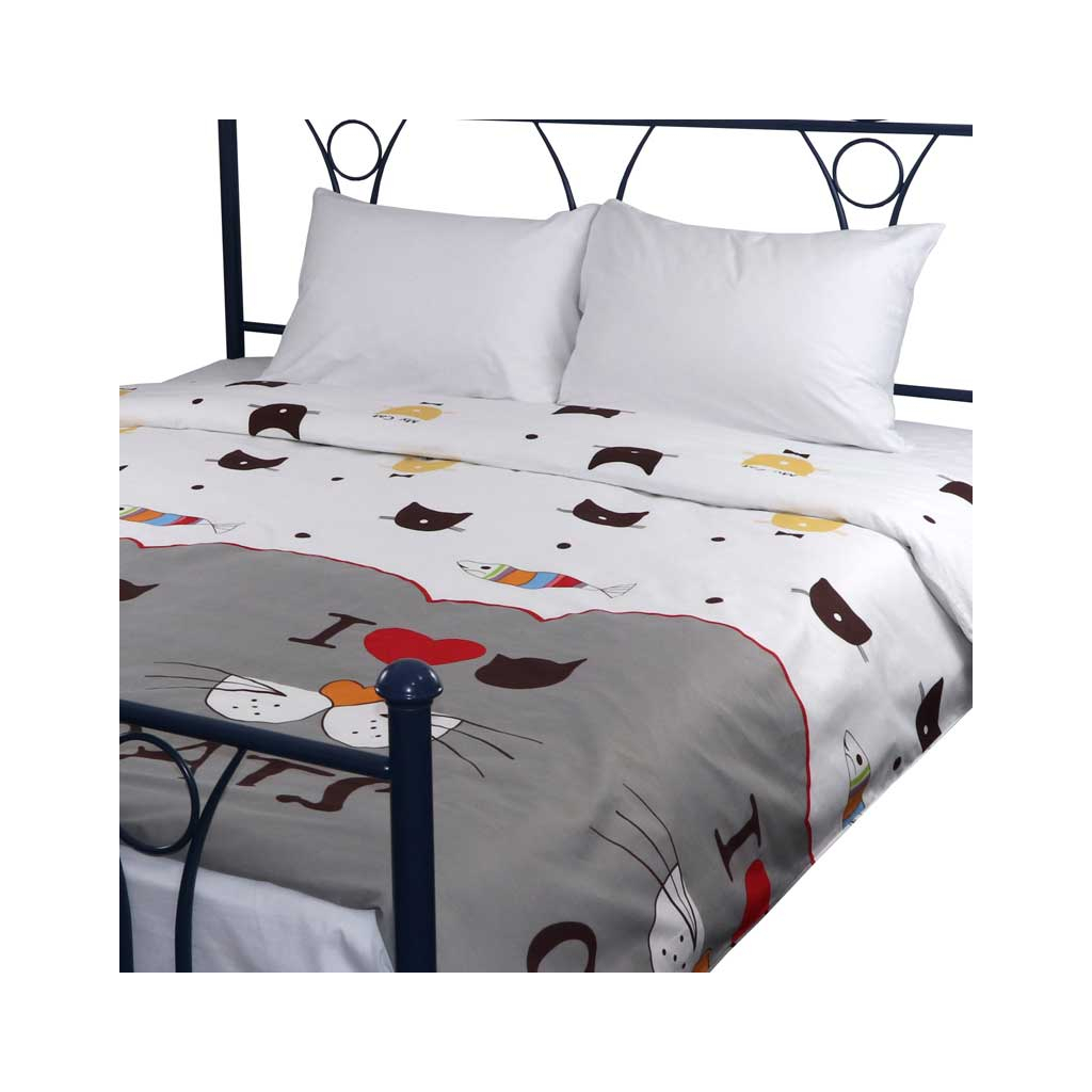 Постільна білизна Руно Сатин Му Cаt 1 євро (845.137К_My cat_1) - зображення 2