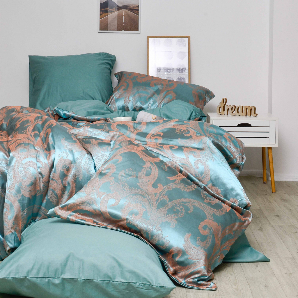 Постільна білизна Tiare 2021 Сатин Жаккард сімейна (2021 жакард_sm) - зображення 4