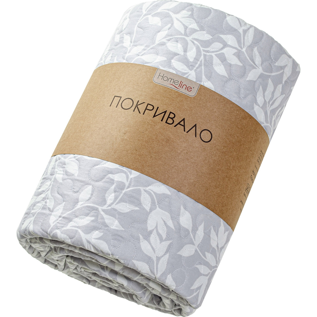Покривало Home Line стьобане (біло-сірий) 160х210 (178340) - зображення 1