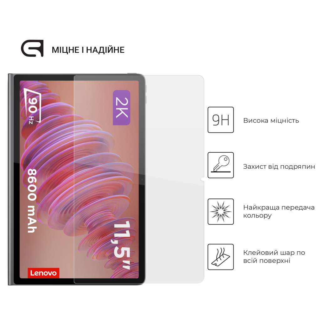 Скло захисне Armorstandart Glass.CR Lenovo Tab Plus Clear (ARM75097) - зображення 2