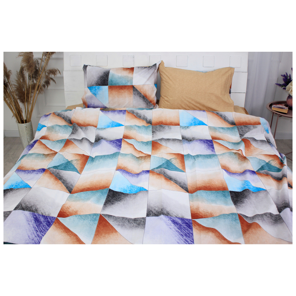 Постільна білизна MirSon Бязь Premium 17-0415 Picasso Сімейна (2 x 160x220) (2200002949002) - зображення 3
