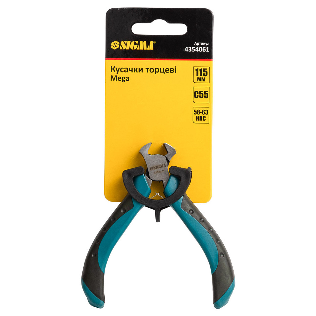 Кусачки Sigma торцеві 115мм Mega (4354061) - зображення 6