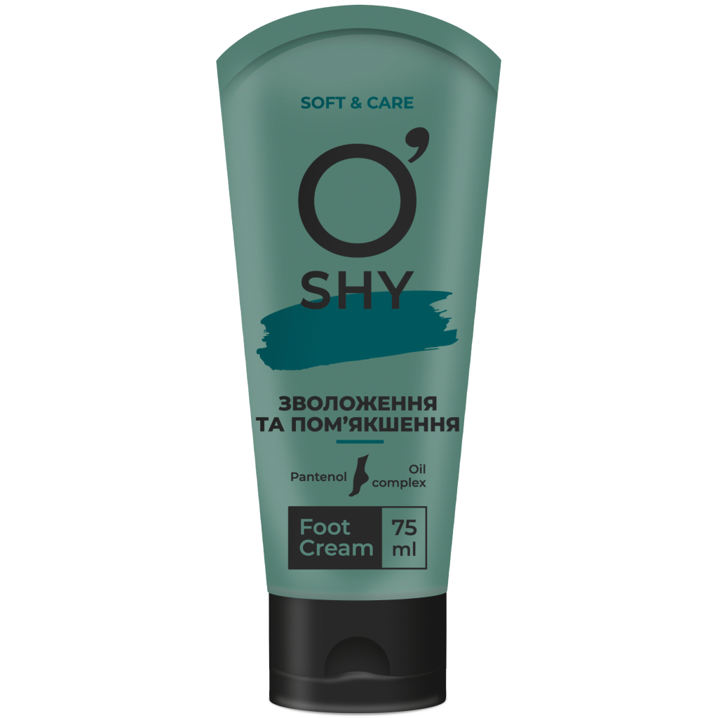 Крем для ніг O'Shy Зволоження та пом'якшення 75 мл (4820185226462) - изображение 1