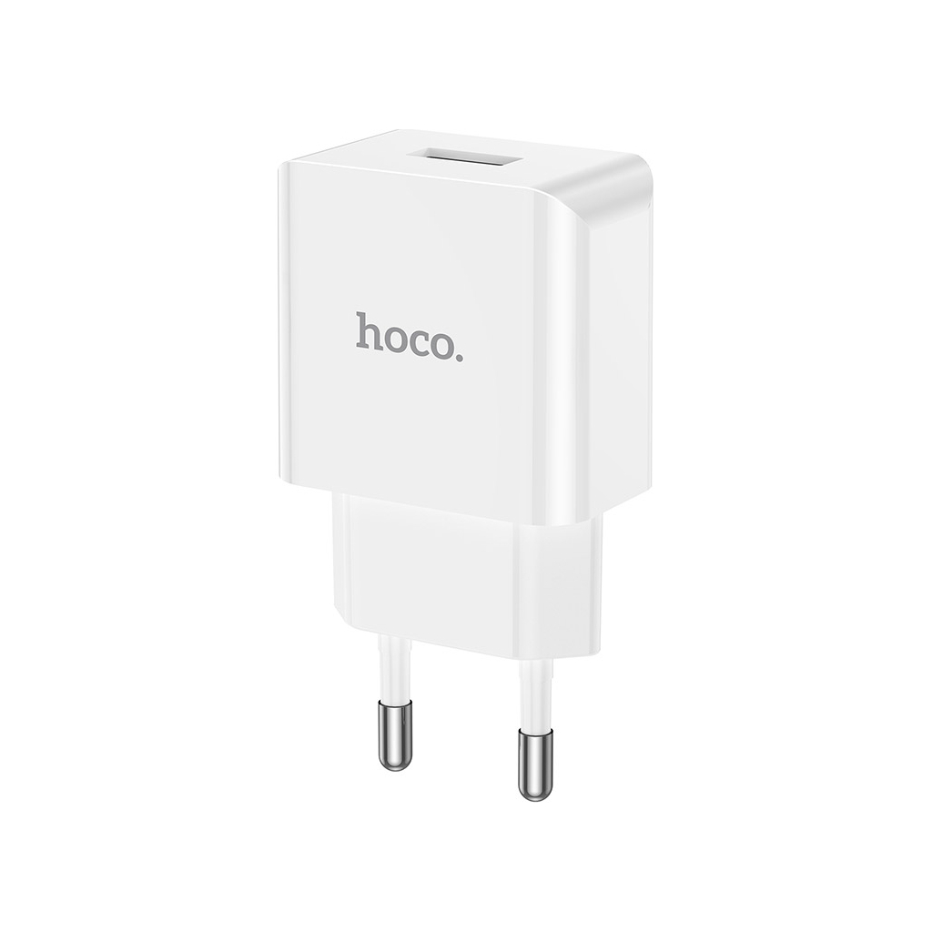 Зарядний пристрій HOCO C106A Leisure USB 10.5W White (6931474783882) - зображення 1