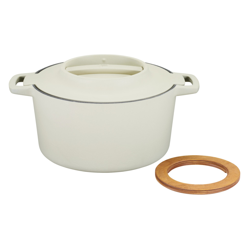 Каструля Fiskars Norden Limited Colour Edition чавунна 4 л колір береза (1071127) - зображення 4