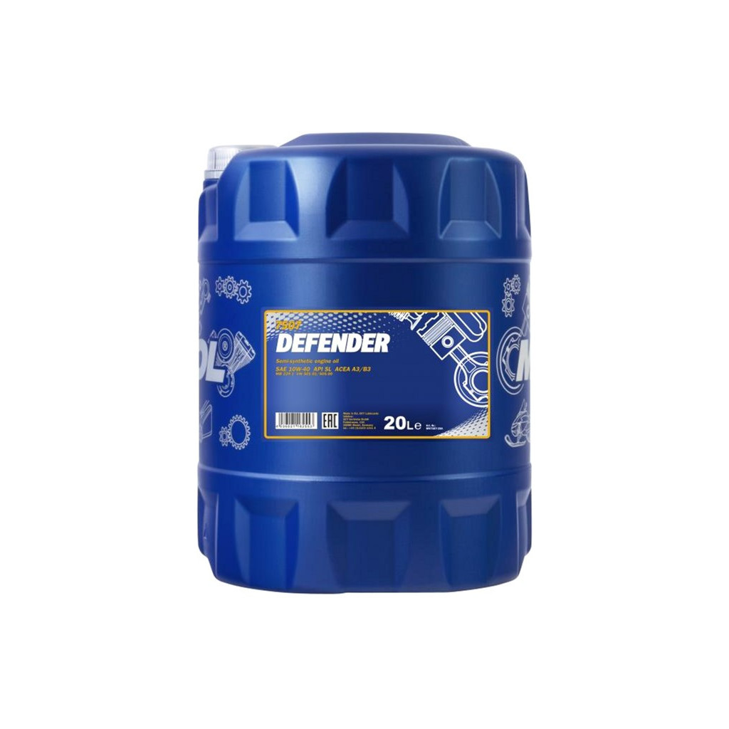 Моторна олива Mannol DEFENDER 20л 10W-40 (MN7507-20) - изображение 1