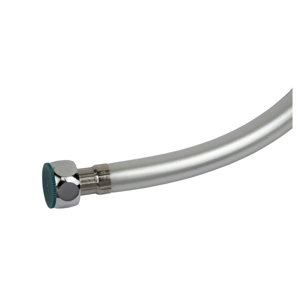 Шланг для душа AQUATICA 1/2" PVC 3-х шаровий з підшипником сріблястий (XB-0173) - зображення 3