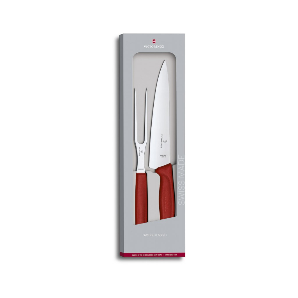 Набір ножів Victorinox SwissClassic Carving Set Red (6.7131.2G) - зображення 1