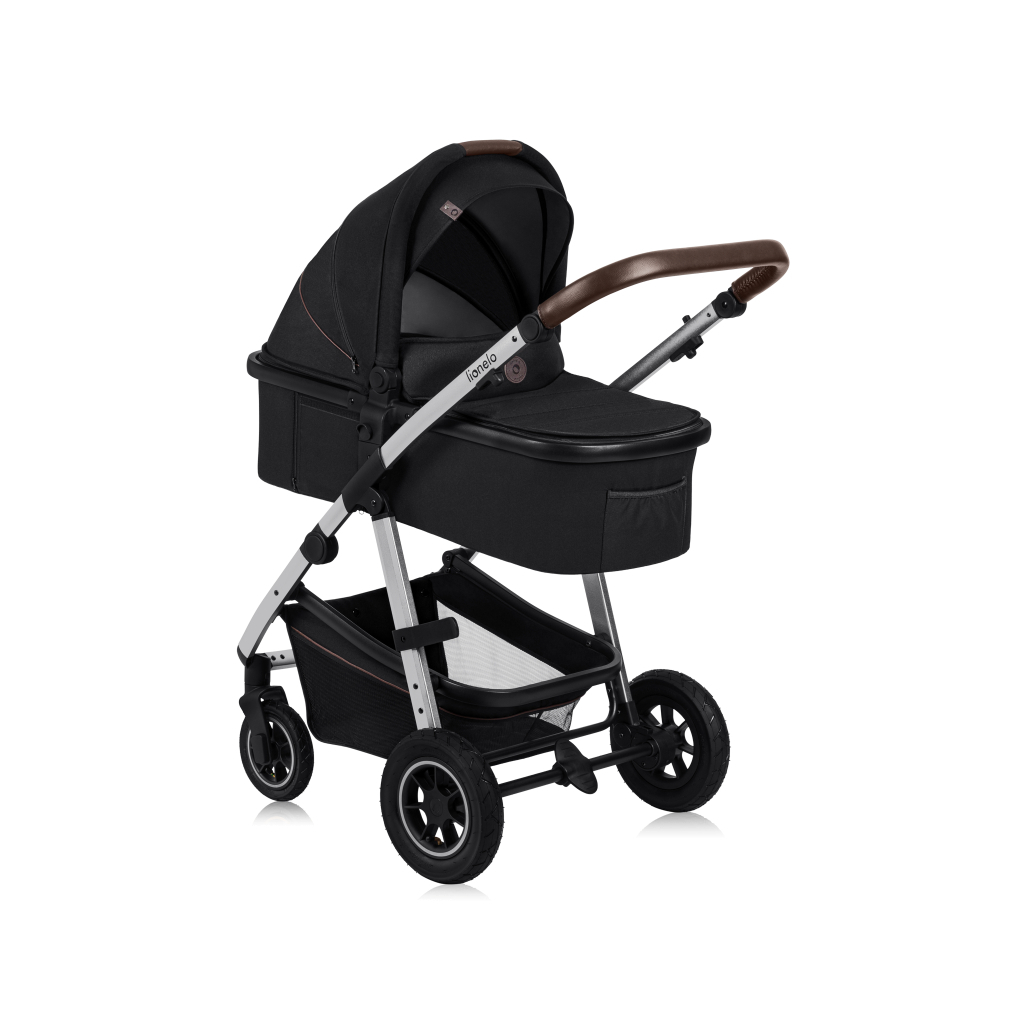 Коляска Lionelo 3 в 1 Amber 3 Black Silver (LO-AMBER BLACK SILVER (3in1)) - зображення 5