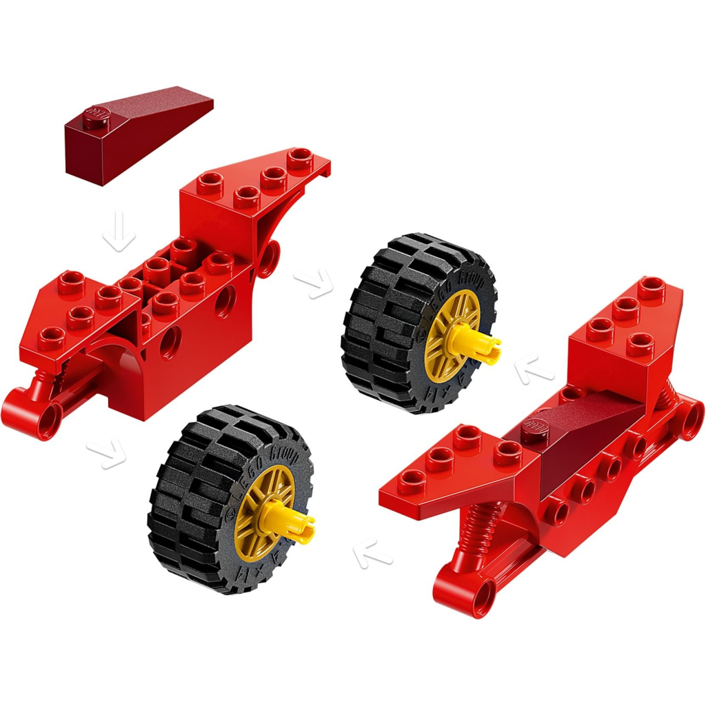 Конструктор LEGO Marvel Залізна людина на мотоциклі й Халк 68 деталей (76287) - зображення 4