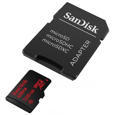Карта пам'яті SanDisk 128GB microSDXC Class 10 UHS-I (SDSQUNC-128G-GN6MA) - зображення 4