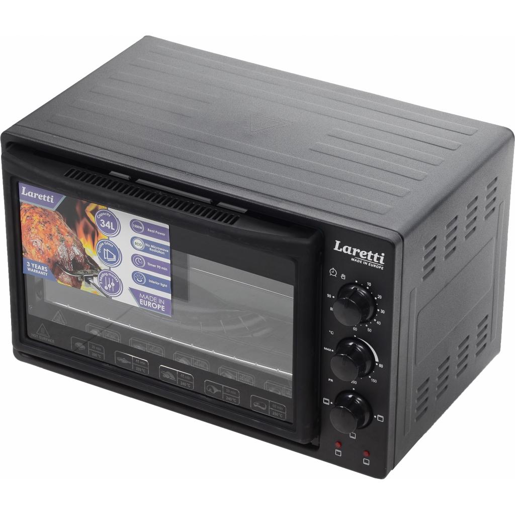 Електропіч Laretti LR-EC3404 Black - зображення 3