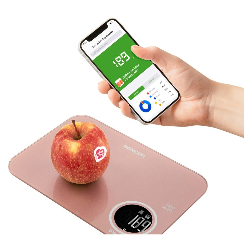 Ваги кухонні Sencor SKS7075RS - зображення 4