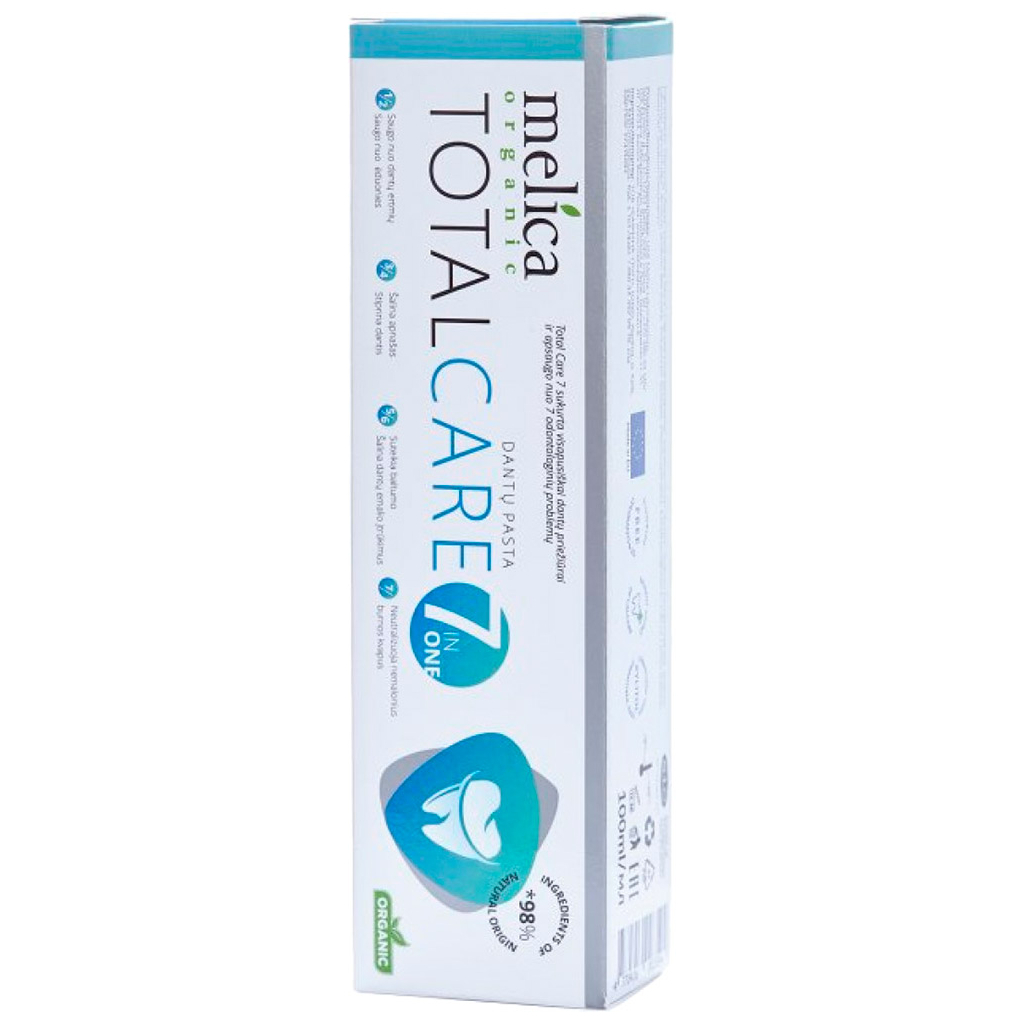 Зубна паста Melica Organic Total 7 Комплексний догляд 100 мл (4770416003594) - зображення 2