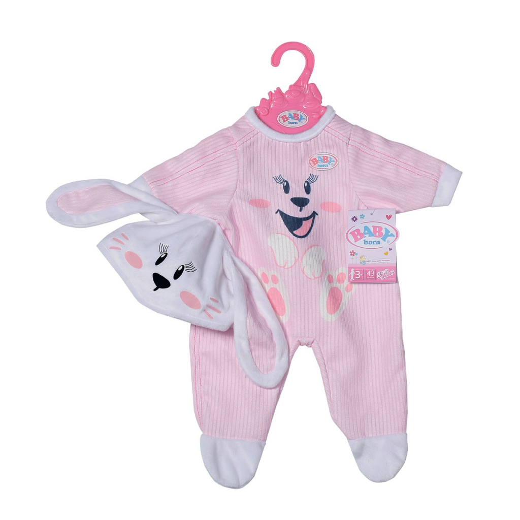 Аксесуар до ляльки Zapf Набір одягу Baby Born Милий зайчик (834473) - зображення 5