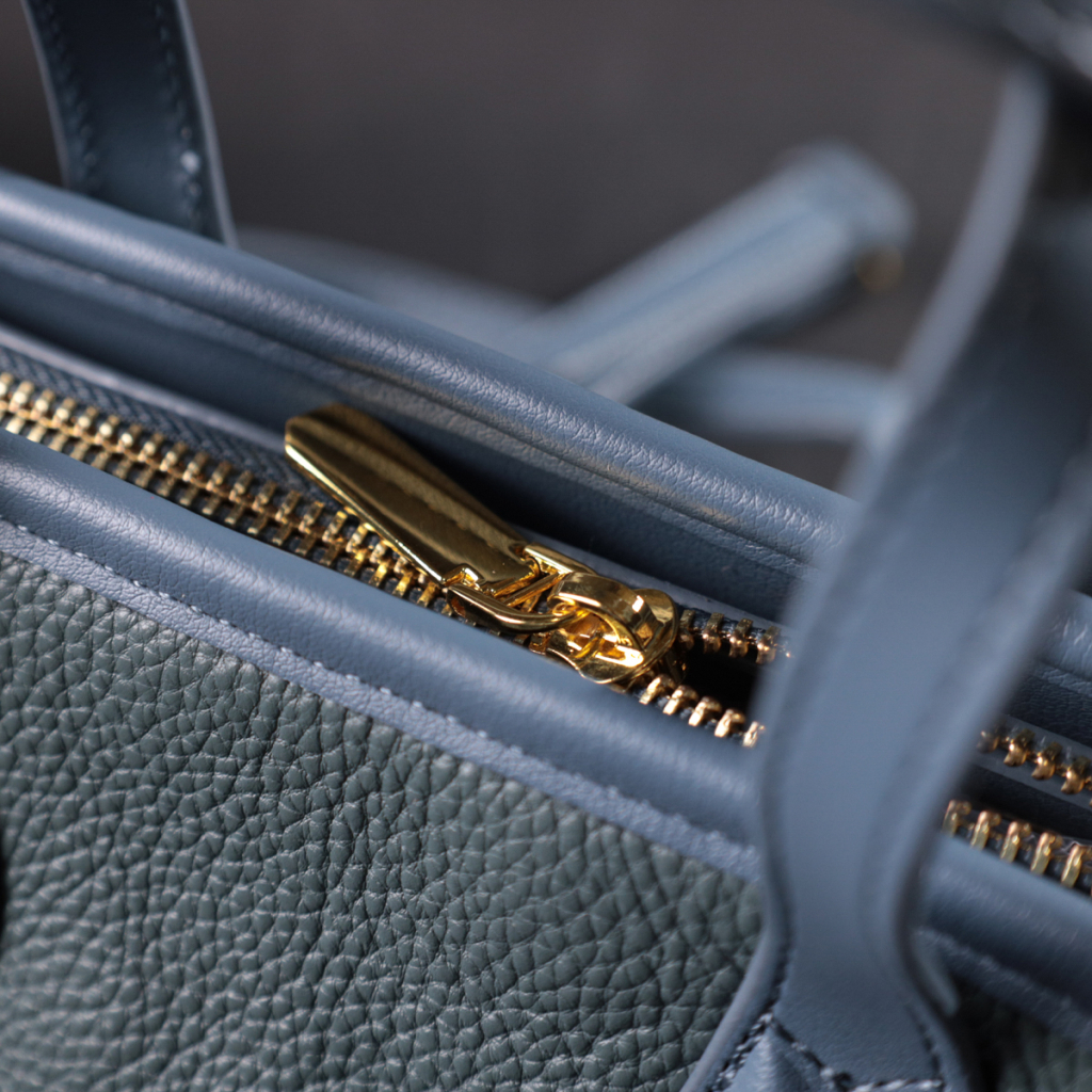 Сумка Vintage З натуральної шкіри Блакитна (22282) - зображення 10