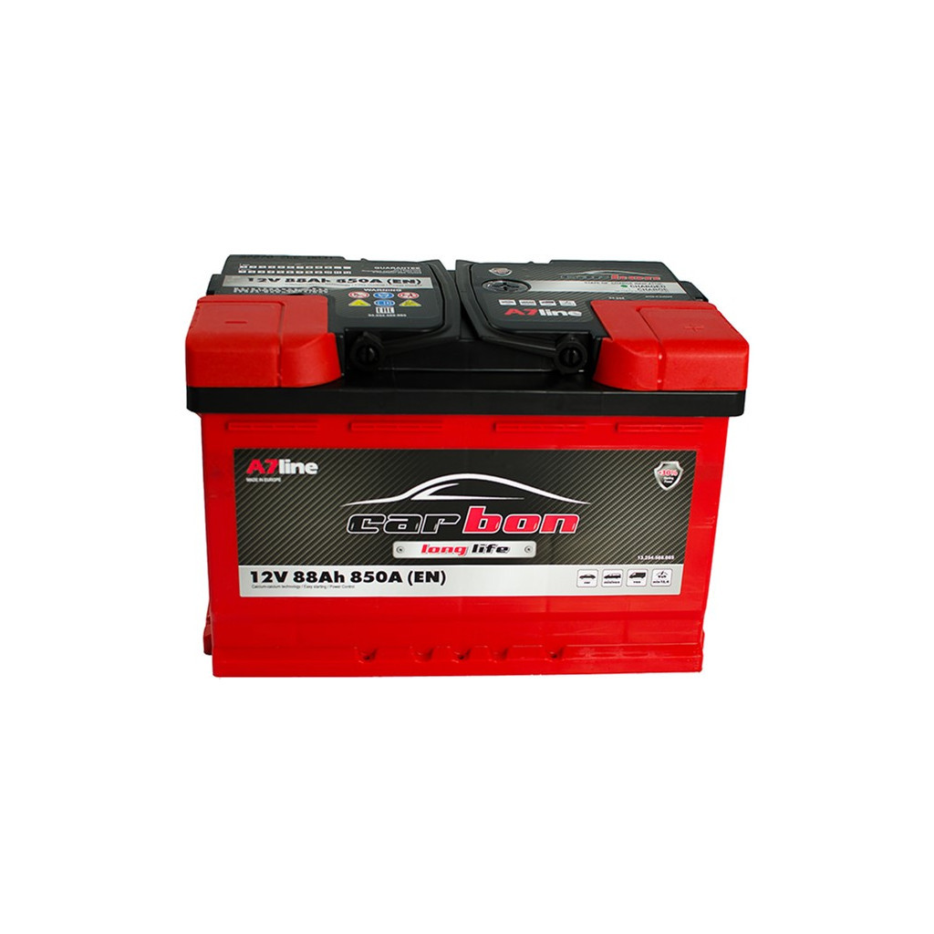 Акумулятор автомобільний CARBON 88 Ah/12V Euro (CRB88-00) - зображення 1