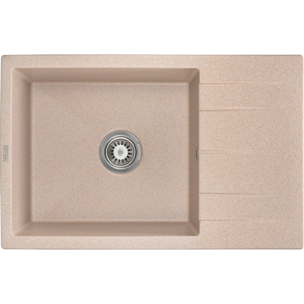 Мийка кухонна GRANADO NAVIA avena з сифоном (775*495mm.) (gr3802) - зображення 1
