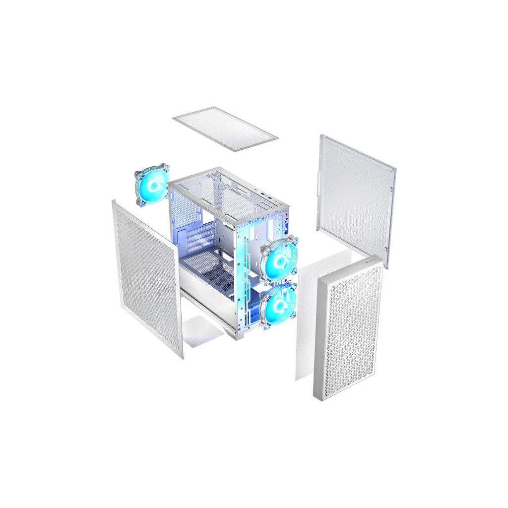 Корпус Logic concept DART PRO ARGB MINI WHITE (AM-DART-PRO-ARGB-20) - зображення 5