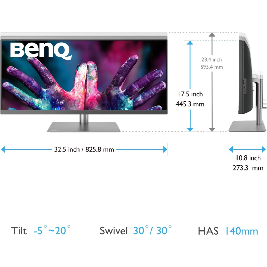 Монітор BenQ PD3420Q (9H.LJHLB.QPE) - зображення 10