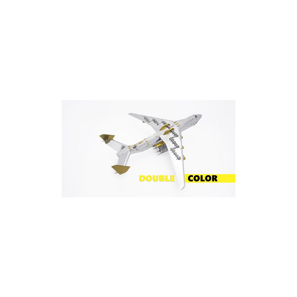 Конструктор Metal Time Колекцiйна модель Ukrainian Dream Exclusive Edition Ан-225 Мрія зібрана двокольорова (MT001EE/READY) - зображення 8