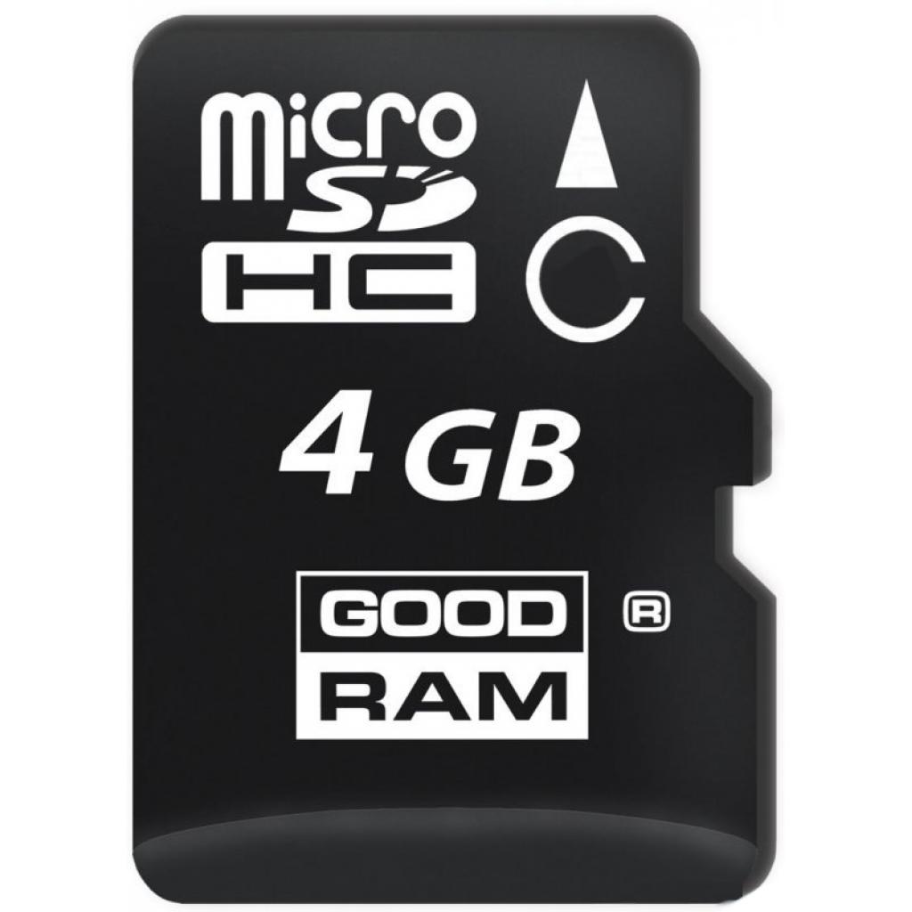 Карта пам'яті Goodram 4Gb microSDHC class 4 (SDU4GHCGRR10) - зображення 1