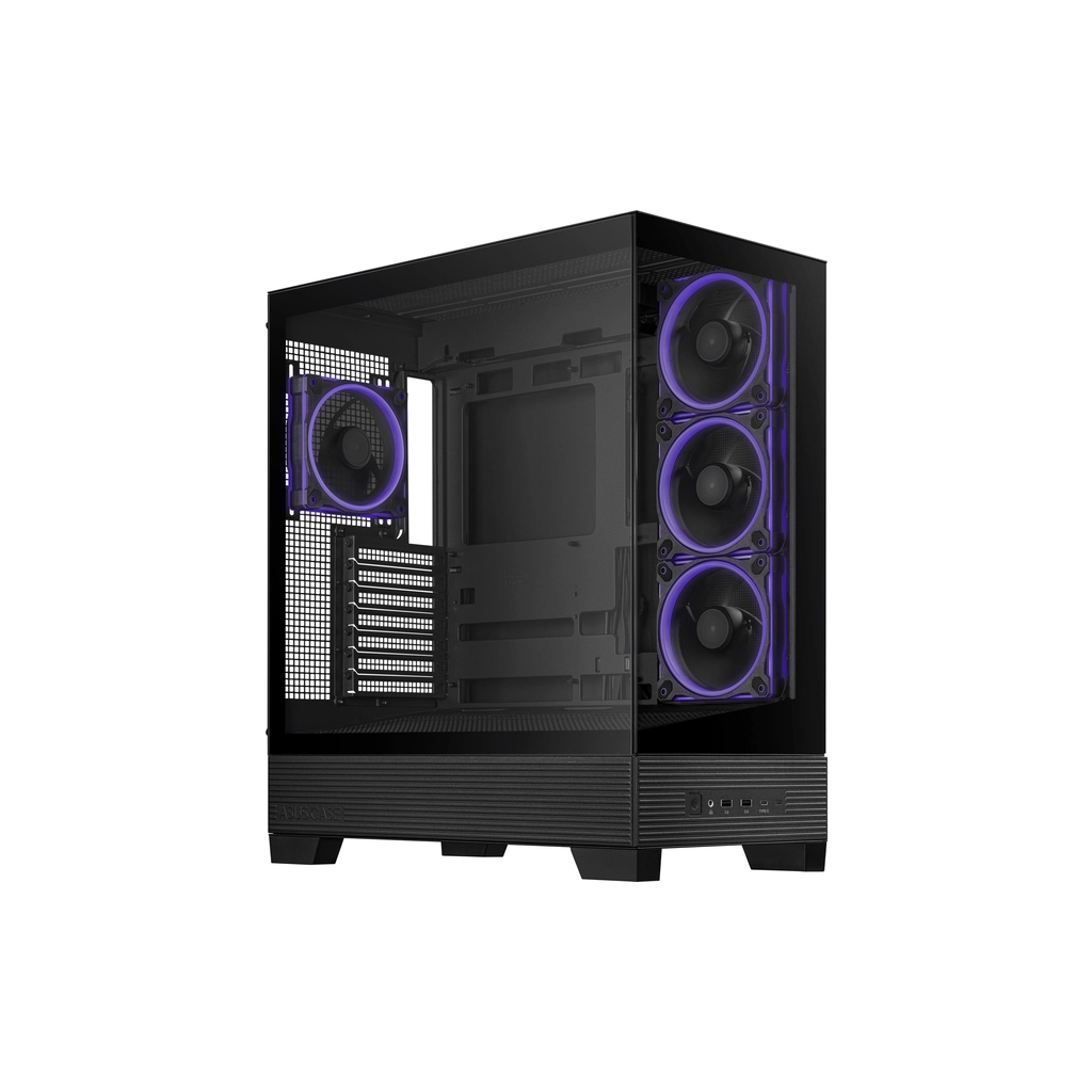 Корпус ASUS A31 Plus Black Tempered Glass (90DC00R0-B19000) - зображення 3